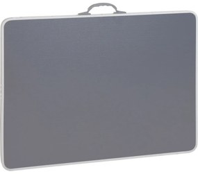 Aluminiowy stolik kempingowy, 80 x 60 x 69 cm,szary