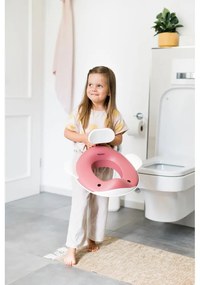 Ciemnoróżowa dziecięca deska sedesowa Dusty pink – Kindsgut