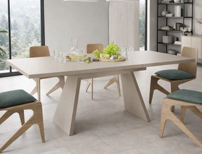 Rozkładany stół do jadalni Alan w kolorze kaszmirowym