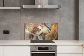 Panel nad Blat Kuchenny Kobieta przy Toalecie - Degas