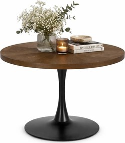 Okrągły stół na jednej nodze w kolorze orzech W3-T58