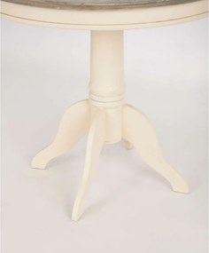 Stół 90x77x90 cm Kremowy Rimini RI116