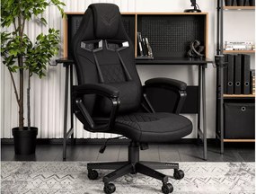 Fotel gamingowy obrotowy Hatteria – ergonomiczny fotel do gier i pracy z mechanizmem TILT