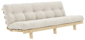 Biała sztruksowa sofa 200 cm Lean – Karup Design