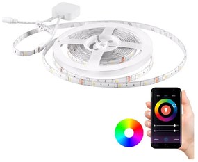 RGB LED Ściemnialna taśma Wi-fi + tryb muzyczny LED/16W/230V 5 m Tuya