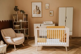 Dwudrzwiowa szafa do pokoju dziecka Sofie, kolor buk/biały