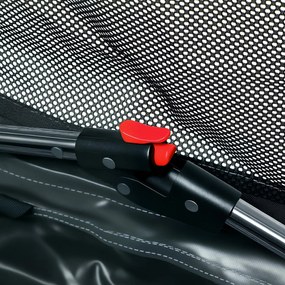 PawHut Składana torba transportowa dla psa z poduszką, zdejmowanym i nadającym się do prania pokrowcem, wykonana z tkaniny Oxford, dla psów do 22 kg, zielony wojskowy | Aosom PL