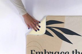 Antypoślizgowy dywanik łazienkowy Antypoślizgowy dywanik łazienkowy Roślina Liść