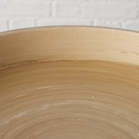 Taca bambusowa z uchwytami, Ø 35 cm