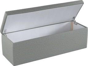 Skrzynia tapicerowana kolor niebieski tkanina strukturalna