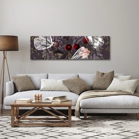 Obraz motyli (170x50 cm)