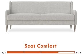 Szara sofa 190 cm Virginia – CosmoLiving by Cosmopolitan