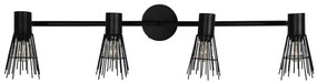 Designowa lampa ścienna PICO, czarna