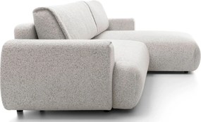 Jasnoszary narożnik nowoczesny rozkładany F4-F08