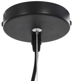 Czarno-złote półokrągłe lampy wiszące 2 sztuki - EX104-Moldo