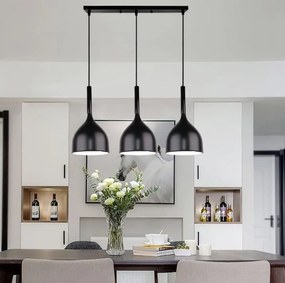 Lampa sufitowa loftowa metalowa wisząca AT30-3SZ-Black