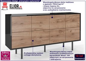 Nowoczesna komoda w stylu industrialnym - Marida