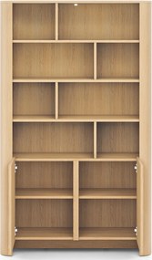 Nowoczesny regał do przechowywania dąb vicenza F4-Z48