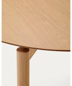 Okrągły stół w dekorze jesionu ø 110 cm Indara – Kave Home