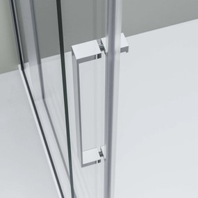 Drzwi prysznicowe przesuwne Soft-Close ze ścianką DX906 FLEX