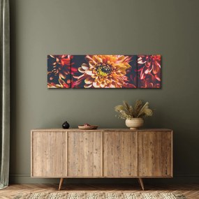 Obraz - Chryzantemy (170x50 cm)