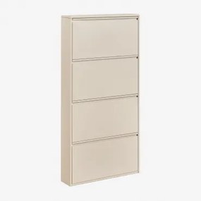 Stojak Na Buty Logan Steel Kremowa Tapioca & 4 Drzwi - Sklum