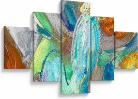 Obraz - Kolorowa abstrakcja (125x70 cm)