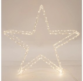 Zewnętrzna świąteczna dekoracja LED, gwiazda, 120 diod LED/2,1W/230V IP44, ciepła biała