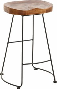 Stołek barowy MCW-N25, brązowy