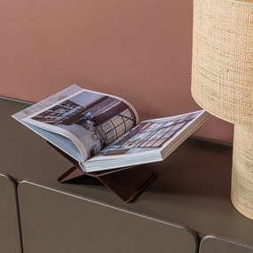 Metalowy stojak na książkę kucharską Brook – WOOOD