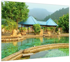 Obraz - Shanghai hotel park (70x50 cm)