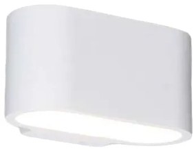 Nowoczesna lampa ścienna biała płaska - Gipsy Arles Nowoczesny Oswietlenie wewnetrzne