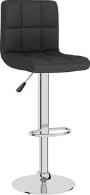 Taboret Barowy Czarny Wygodny i Solidny z Wbudowanym Podnóżkiem z Tkaniny