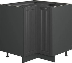 Szafka narożna ciemnoszary 80.5x51.6x82 fame-line