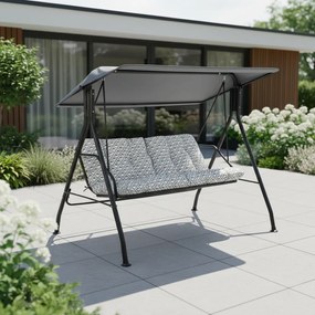 Huśtawka ogrodowa Marbella Black Edition H039-06PB PATIO