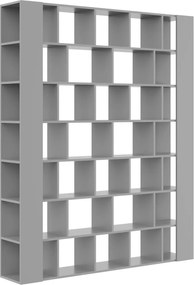 Szary nowoczesny regał biblioteczka na książki S9-N41
