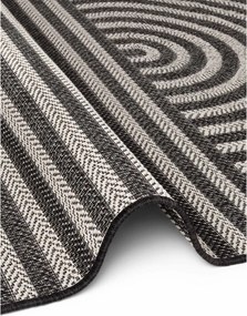 Czarny/kremowy dywan odpowiedni na zewnątrz 160x230 cm Haringey Woodfield – Ted Baker