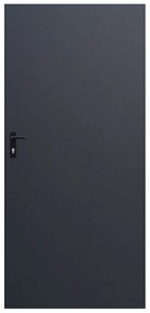 Drzwi blaszane 80, prawa, antracyt
