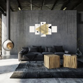 Obraz - Kształty geometryczne N⁰4 (125x70 cm)