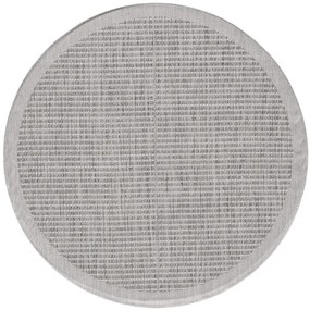 Dywan uniwersalny Giza szary 120 cm x 120 cm koło