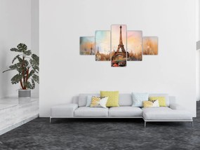 Obraz - Obraz wieży Eiffla (125x70 cm)