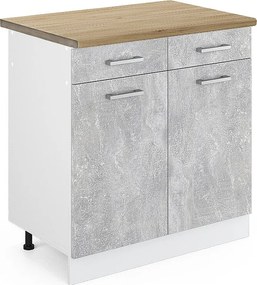 Szafka dolna do kuchni beton 80x60x81.6 r-line