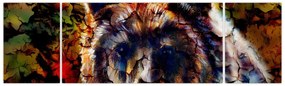 Obraz - Niedźwiedź, malarstwo (170x50 cm)