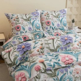 PrzytulneMieszkanie.pl PrzytulneMieszkanie.pl Pościel z mikrofibry FLORIBEE kolorowa Rozmiar pościeli: 2 szt 70 x 80 cm | 160 x 200 cm