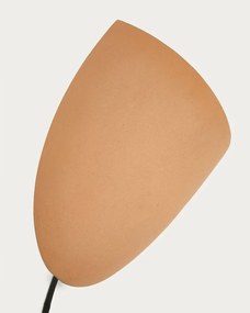 Kinkiet do kontaktu w kolorze terakoty Nibla – Kave Home