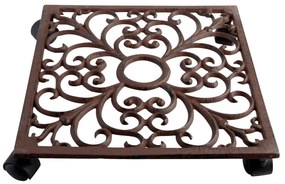 Metalowy kwietnik na kółkach ø 28 cm – Esschert Design