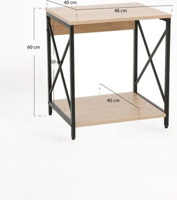 Stolik nocny Lesly z szuflad