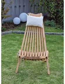 Naturalny drewniany fotel ogrodowy Falun – Garden Pleasure