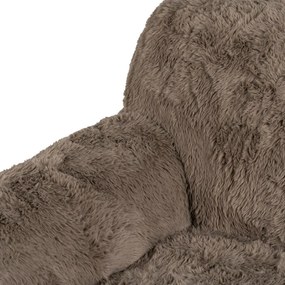 Brązowy fotel Teddy – Ixia