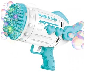 Woopie pistolet do robienia baniek mydlanych 91 otworów niebieski